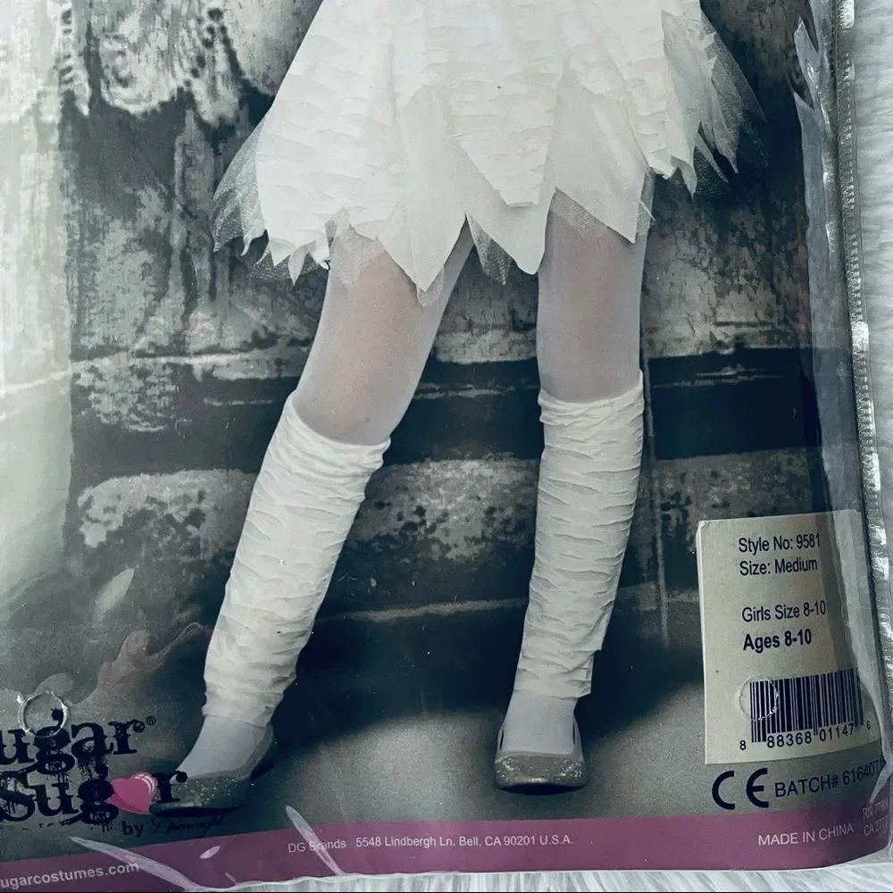 NWT Sugar‎ Sugar Wrap it Up Mummy Costume Girls M